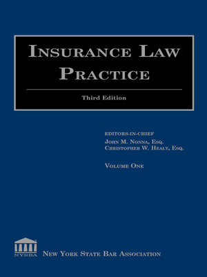 cover image of Insurance Law Practice